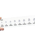 JEWELRY ESTIMATOR STENCIL RING SET (11 shapes)