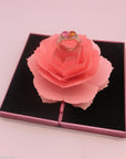 Foldable Flower Ring Box