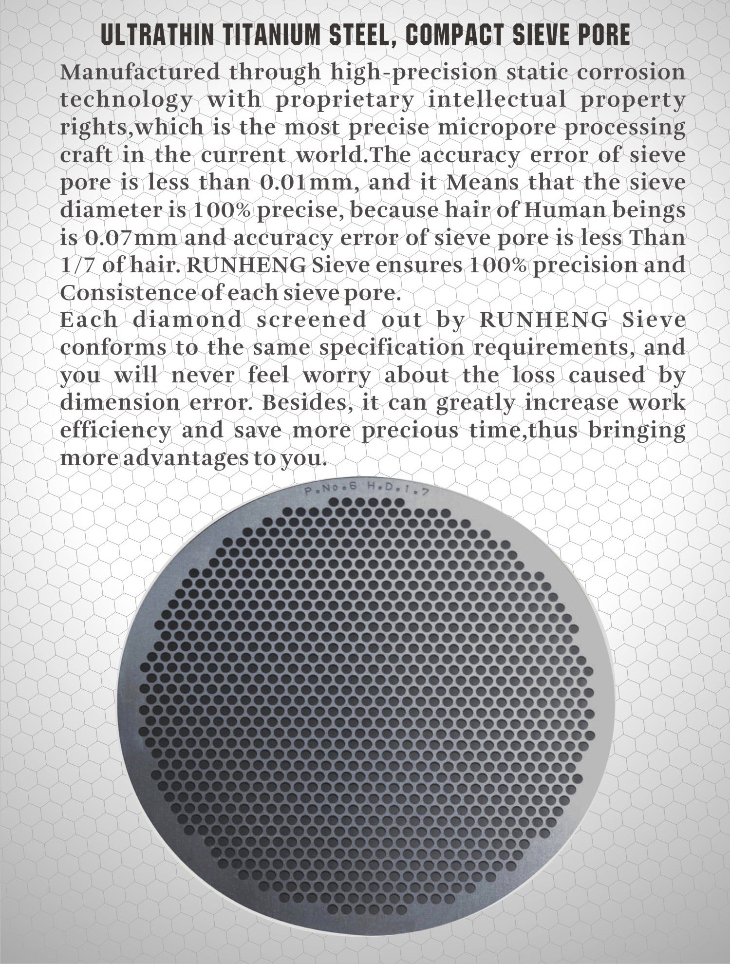 R Enterprises Titanium Sieves
