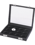 Round plastic gemstone display boxes pack