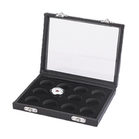 Round plastic gemstone display boxes pack
