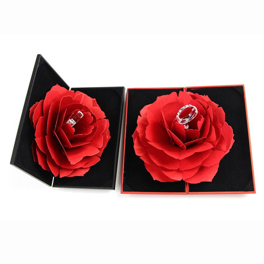 Foldable Flower Ring Box