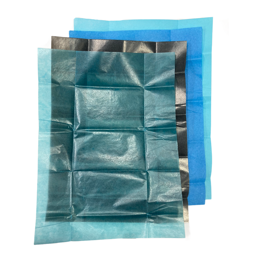 Original 45 Blue parcel papers