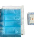 LNG EXE Blue White parcel papers