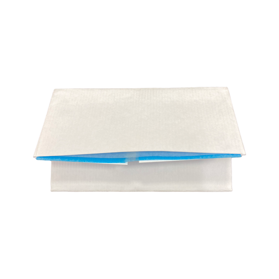 LNG EXE Blue White parcel papers