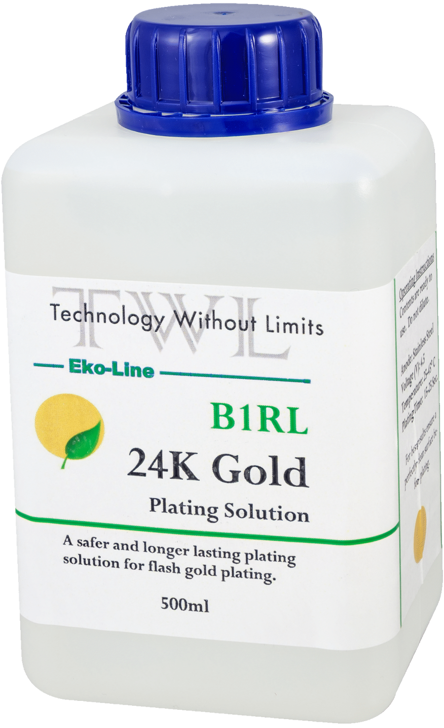 B1RL 24k Gold Plating Solution 500 ml. Eko-line