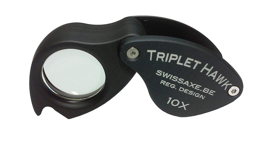SwissAxe Triplet Hawk 10x loupe