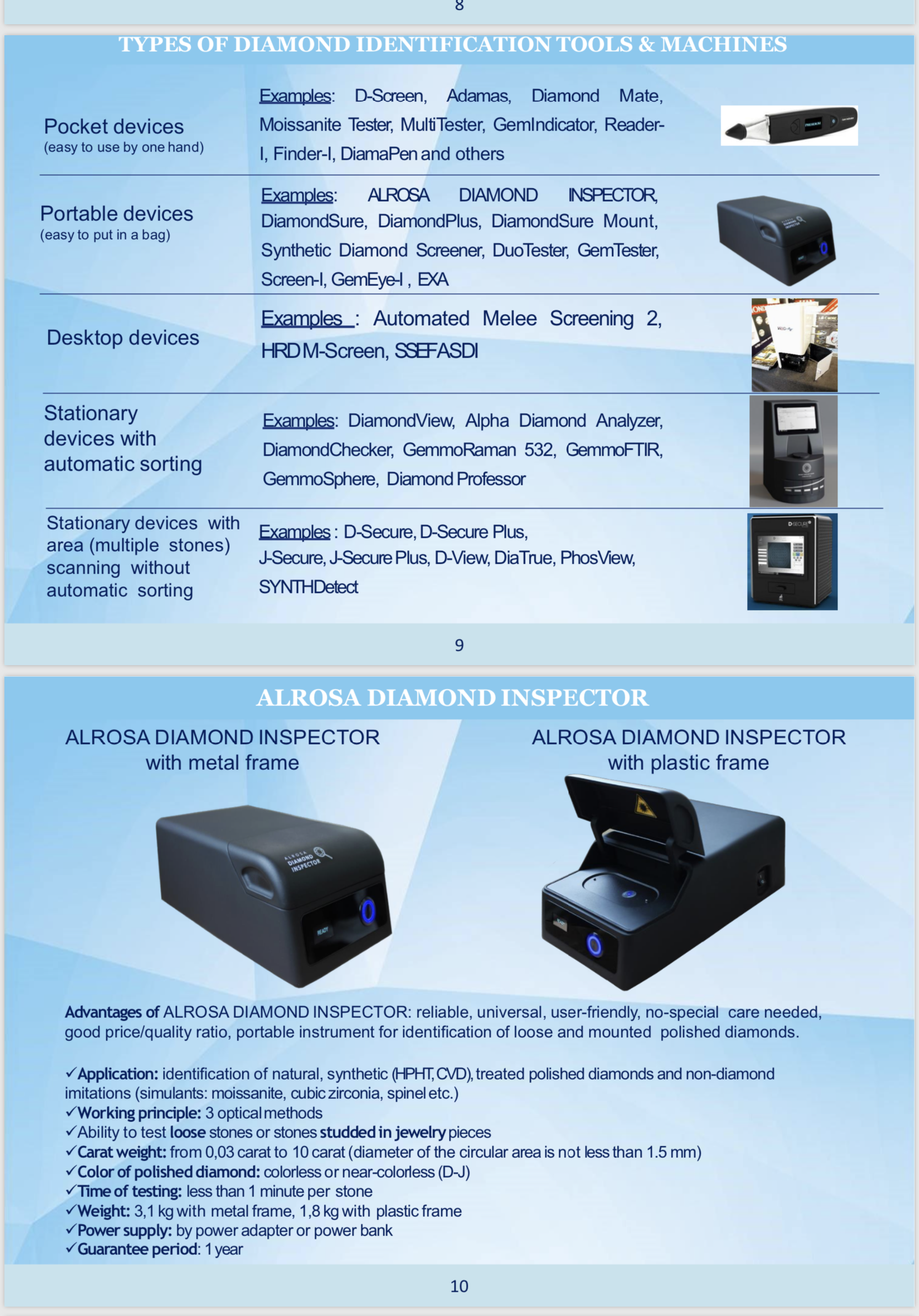 Alrosa Diamond Inspector
