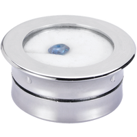 Round gemstone display box (plastic)