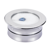 Round gemstone display box (plastic)