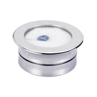 Round gemstone display box (plastic)