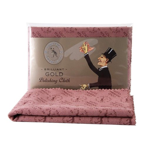 Town Talk Gold Polishing Cloth Medium 12.5x17.5cm Large 30x45cm